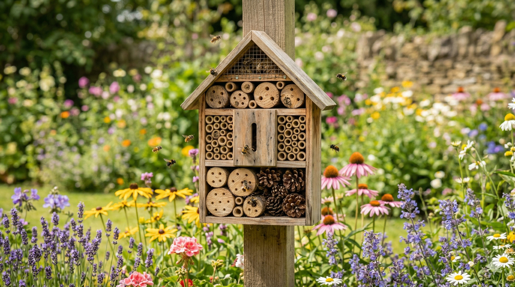Aide à la nidification des abeilles : Soutenir les abeilles dans le jardin – Voici comment