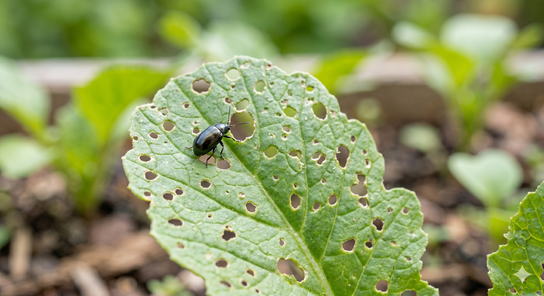 Photos d'altises : identifier de manière fiable les parasites et les traces d'alimentation