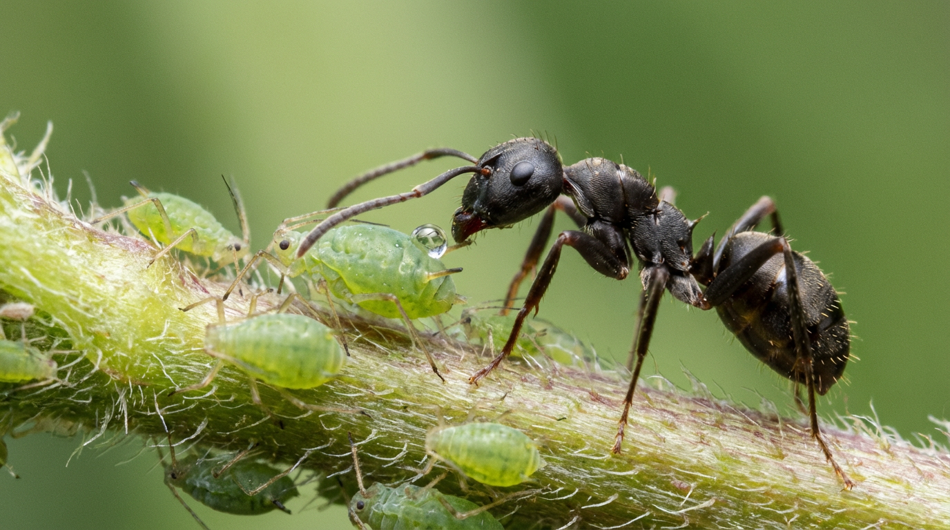 Pourquoi les fourmis nourrissent-elles les pucerons ? La fascinante symbiose expliquée
