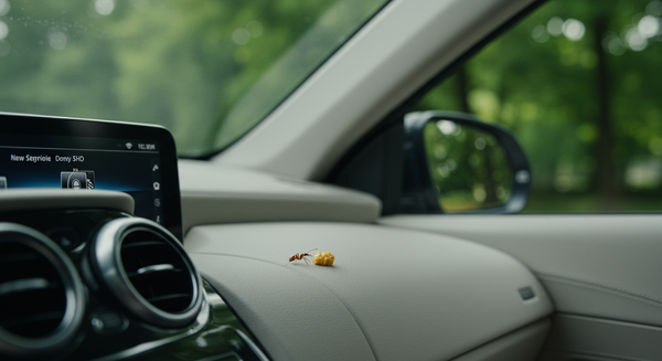 Fourmis dans la voiture : contrôle et prévention