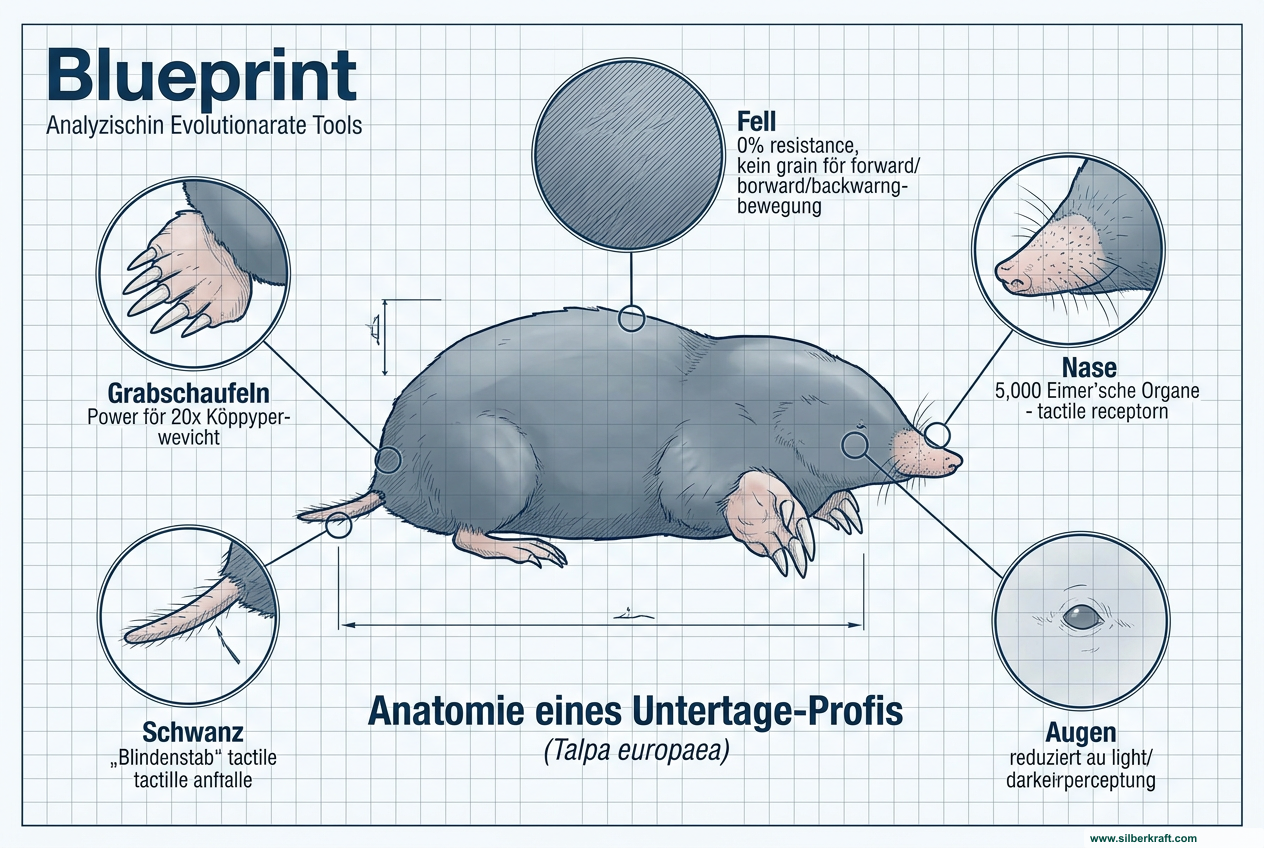 Image Mole : un aperçu fascinant de la vie cachée sous terre