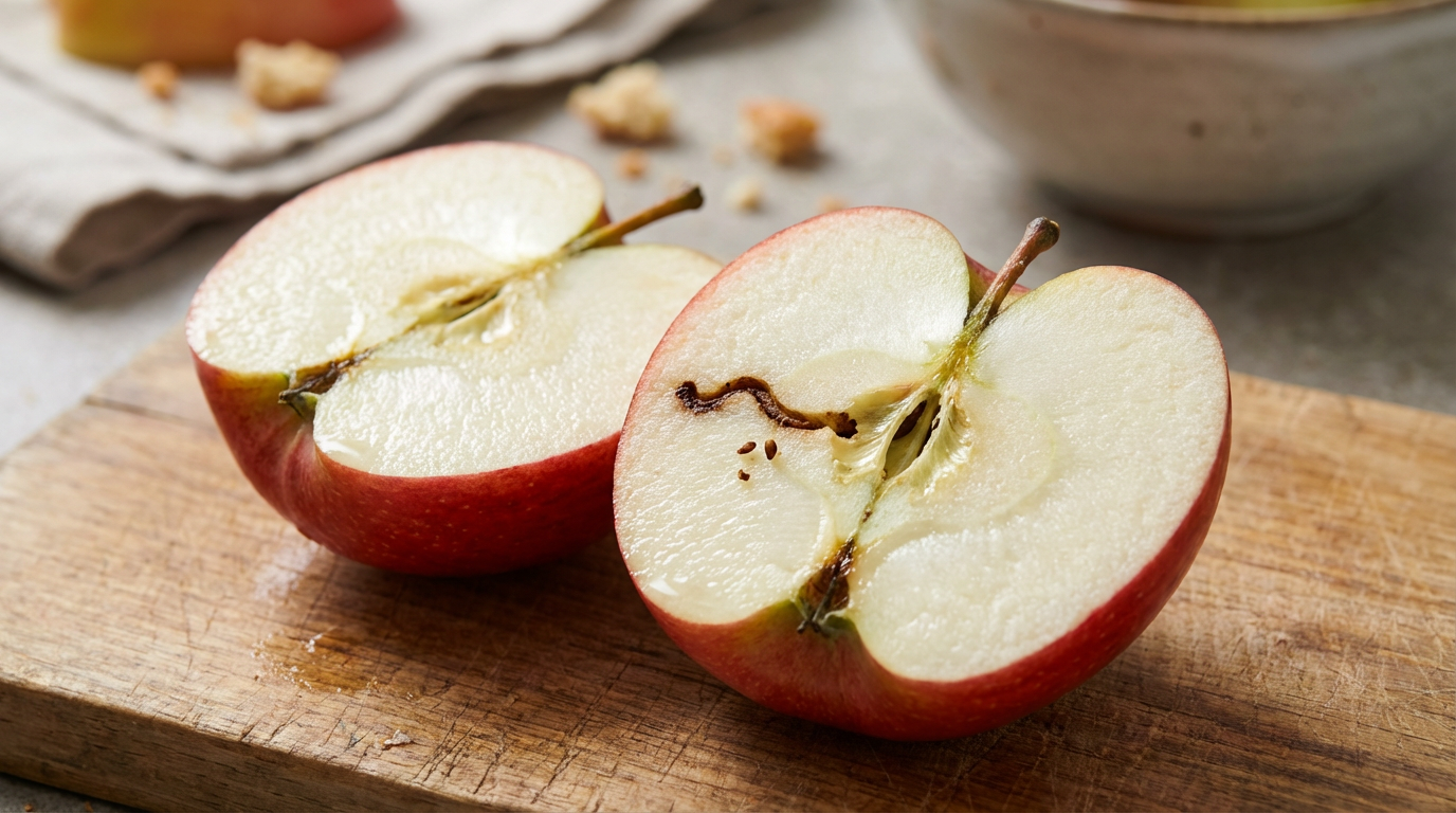 Mouche de la pomme dans une pomme : les pommes infestées sont-elles encore comestibles ?