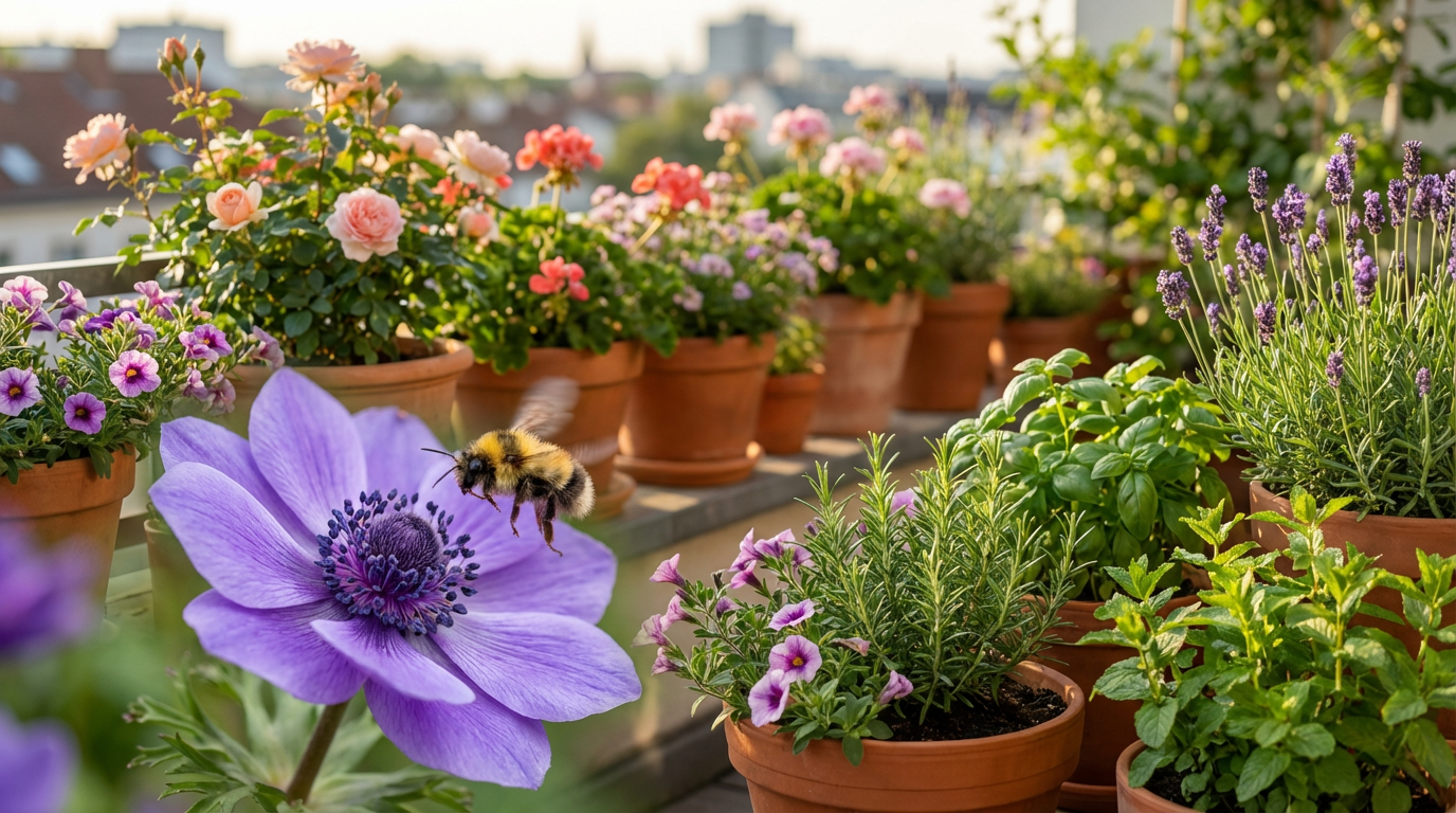 Abeilles de balcon : Comment attirer les abeilles sauvages sur votre balcon