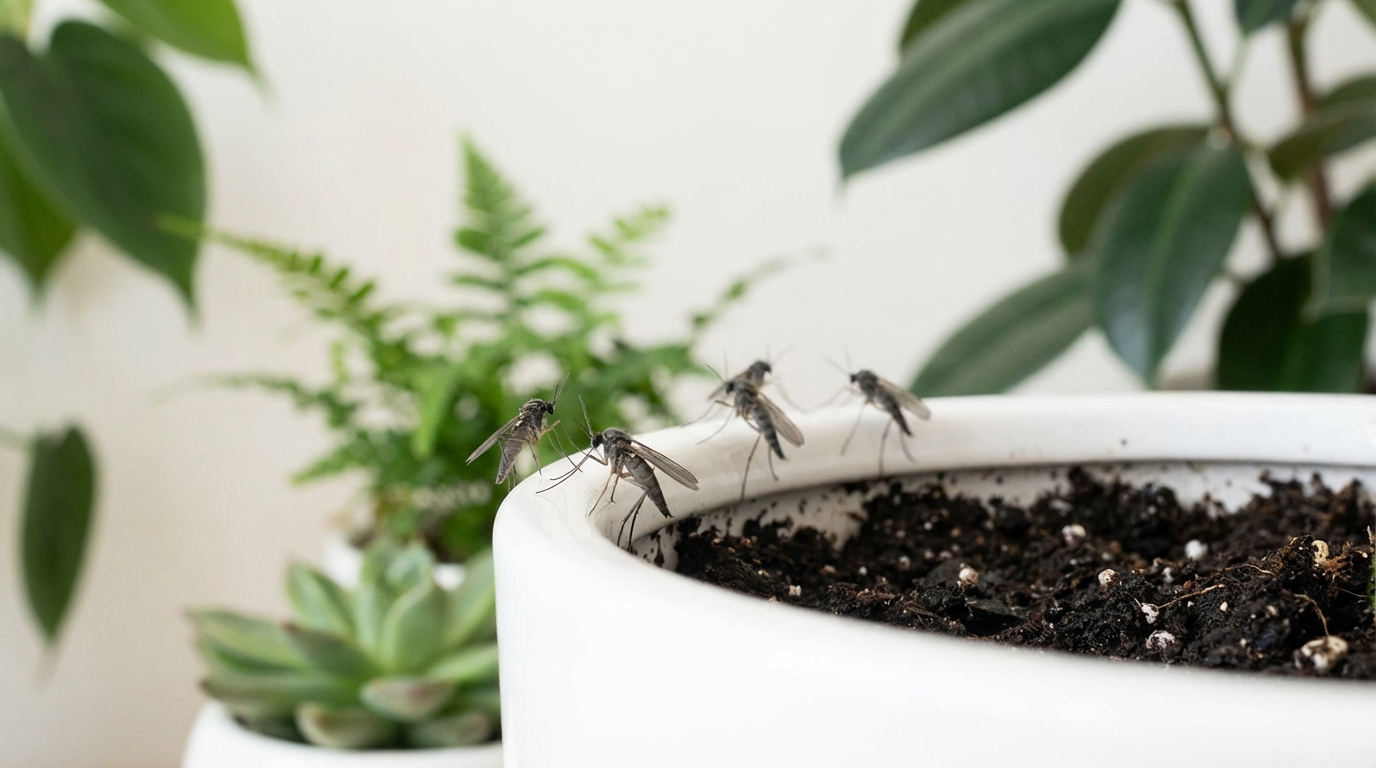 Moucherons du terreau