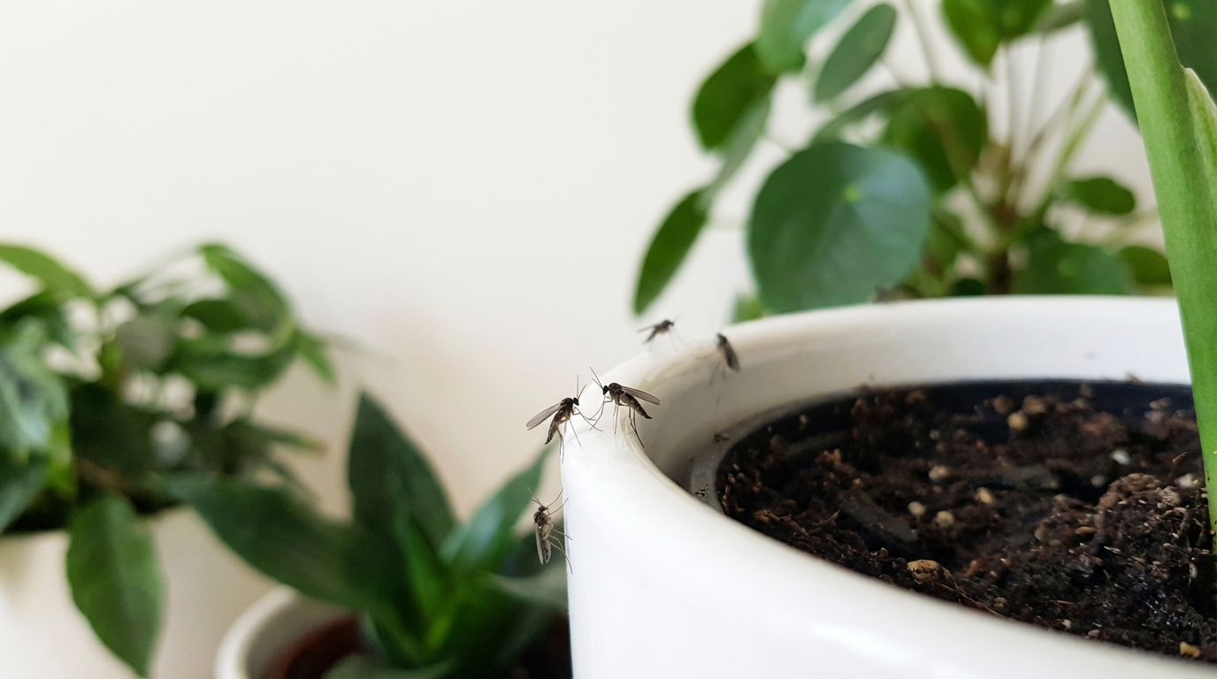 Comment éliminer les œufs de moucherons des terreaux