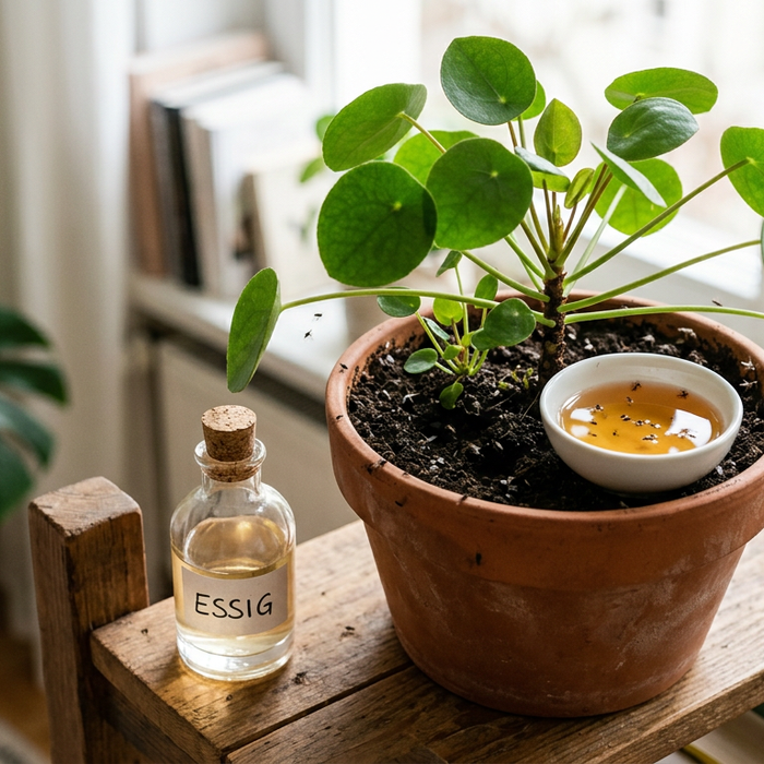 Photo de couverture : Le vinaigre contre les moucherons des champignons - Guide Silberkraft