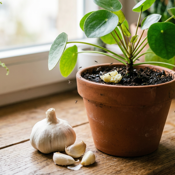 Photo de couverture : L'ail contre les moucherons des champignons - Guide Silberkraft