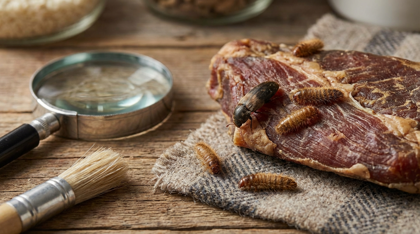 À quoi ressemblent les coléoptères du bacon ? Caractéristiques, larves et conseils d'identification