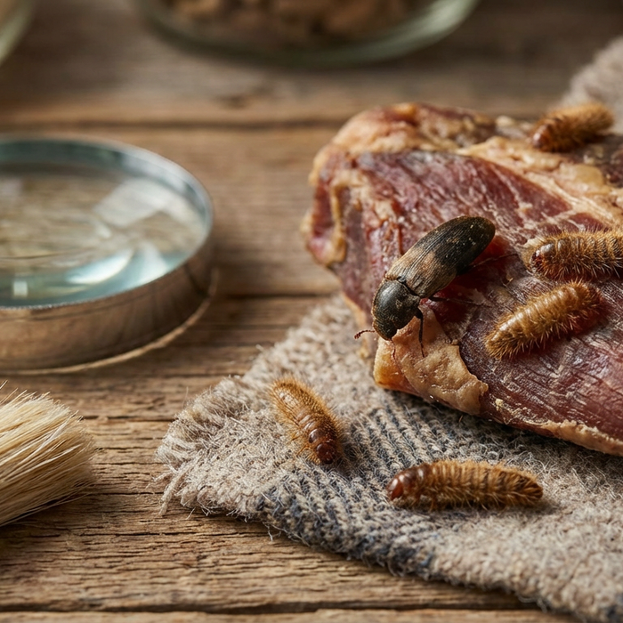 Wie sehen Speckkäfer aus? Merkmale, Larven und Erkennungstipps