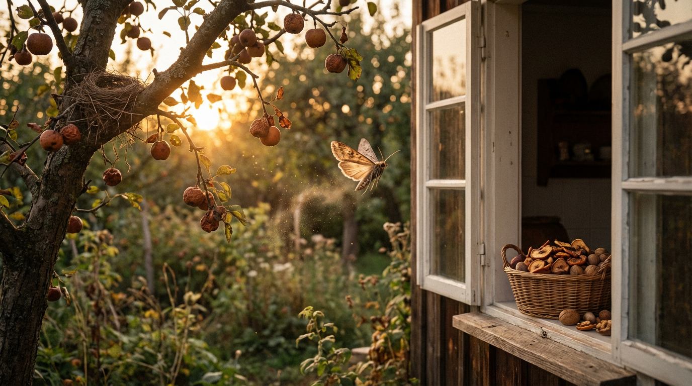 La teigne des fruits secs, d'où ? C'est ainsi que les parasites pénètrent dans votre cuisine