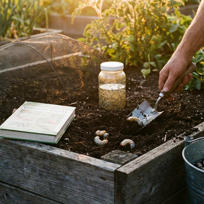 Asticots blancs épais dans les massifs surélevés : identifier, combattre et prévenir