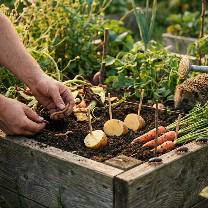 Vers fil-de-fer dans les plates-bandes surélevées : causes, pièges à appâts et lutte biologique