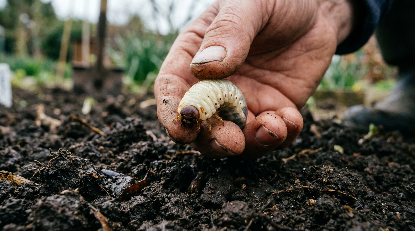 Larves dans le sol : reconnaître les ravageurs et les combattre biologiquement