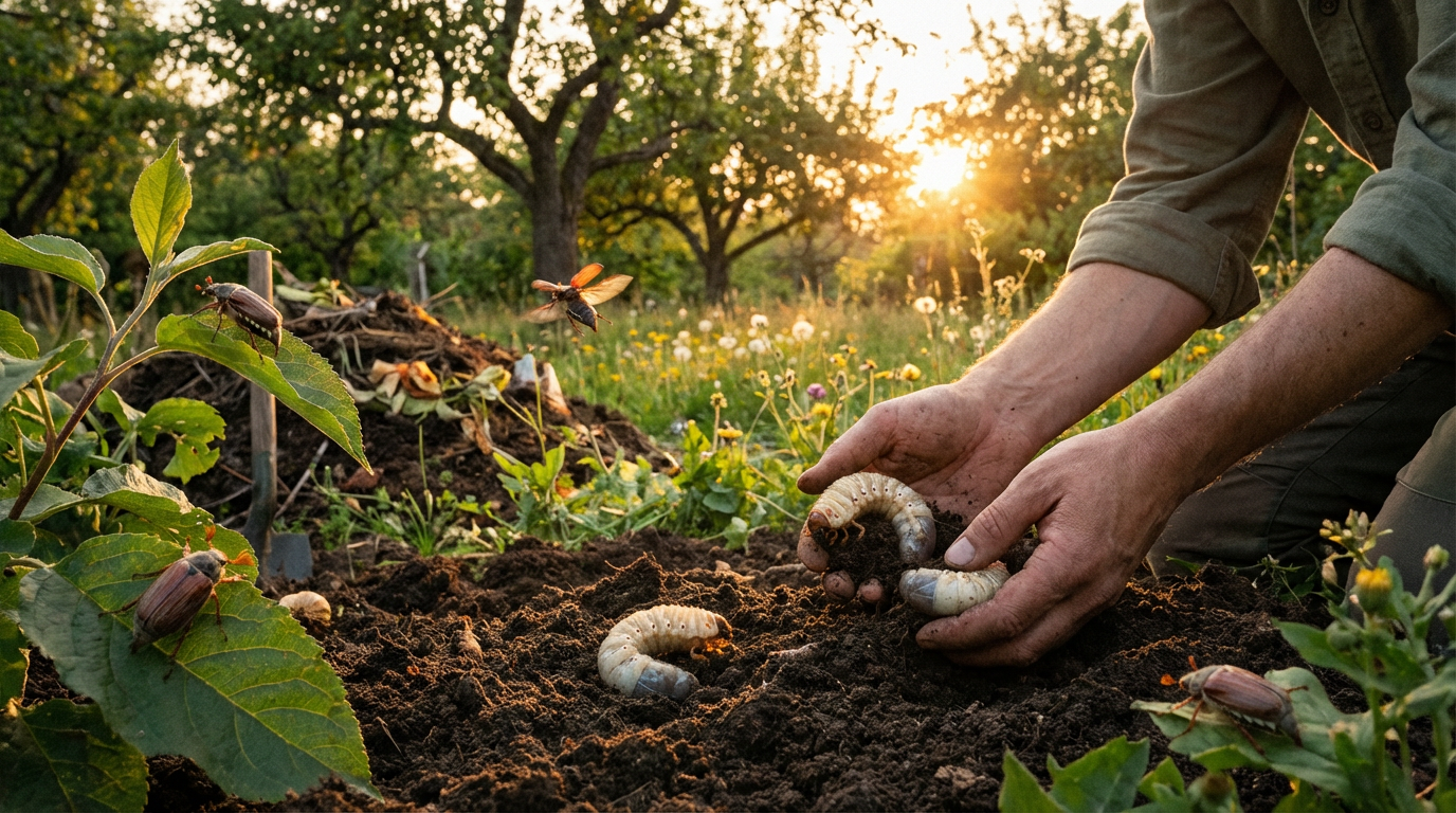 Grubs Cockchafer : Tout sur la détection, le cycle de vie et le contrôle