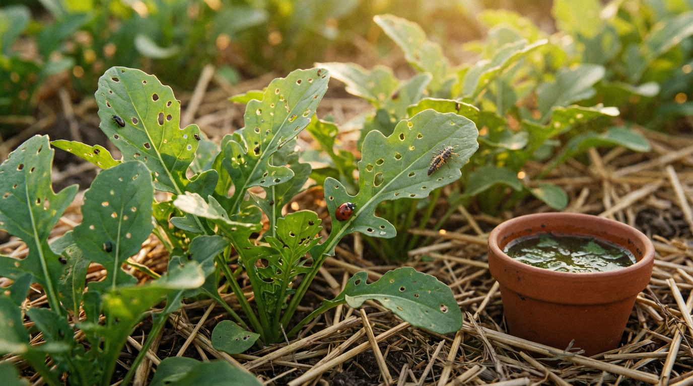 Combattre les altises en fusée : causes, dégâts et solutions biologiques