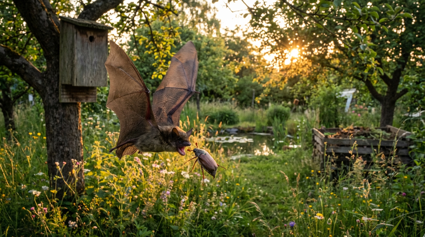 Les chauves-souris mangent-elles les coléoptères ? Lutte naturelle contre les nuisibles au jardin