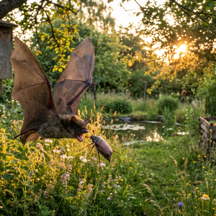 Les chauves-souris mangent-elles les coléoptères ? Lutte naturelle contre les nuisibles au jardin