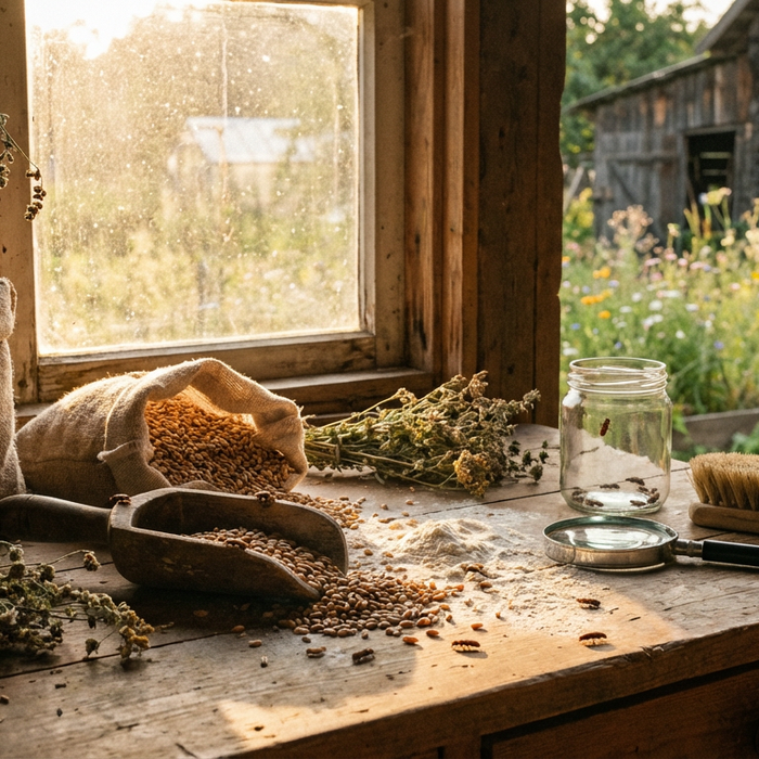 Coléoptères plats des céréales dans la maison : causes, détection et contrôle