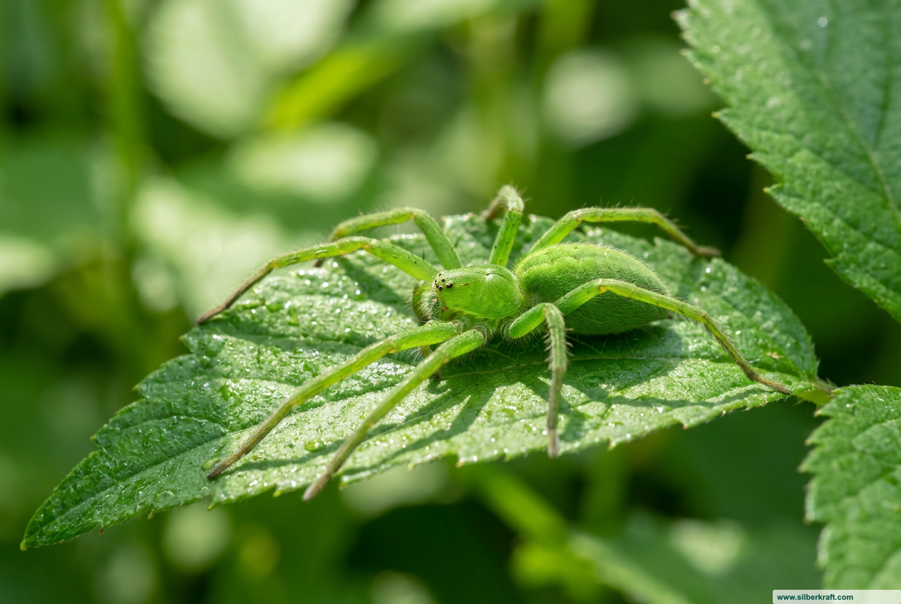 Araignée verte Allemagne : espèces, caractéristiques et danger sous contrôle