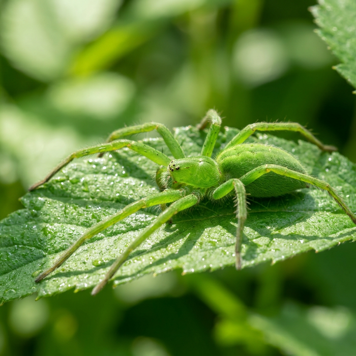 Araignée verte Allemagne : espèces, caractéristiques et danger sous contrôle
