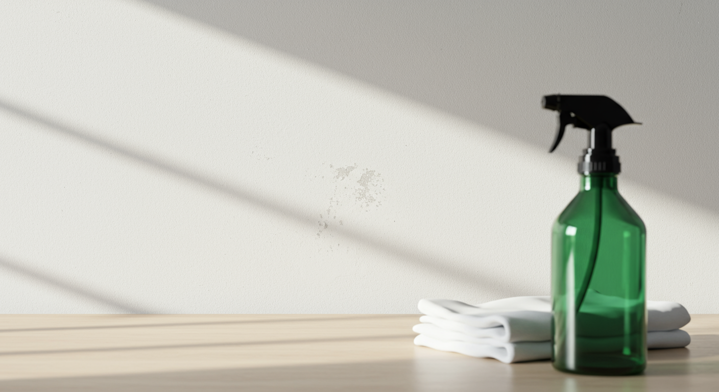 Moisissure grise sur le mur : causes et élimination 