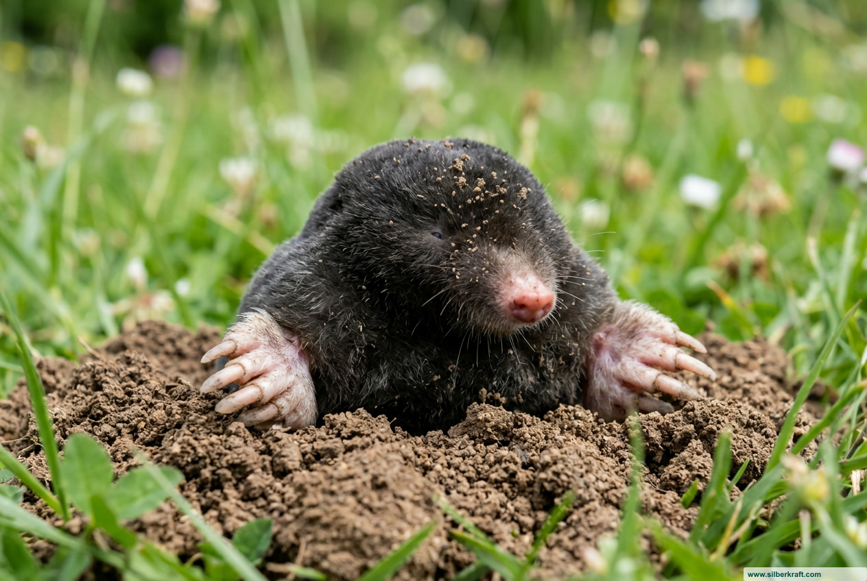 Ennemis taupes : Qui chasse vraiment le creuseur de tunnels utile ?