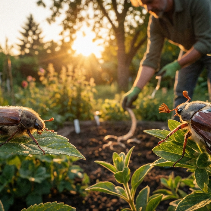 Photo du coléoptère de juin : reconnaître, combattre et distinguer le coléoptère de mai