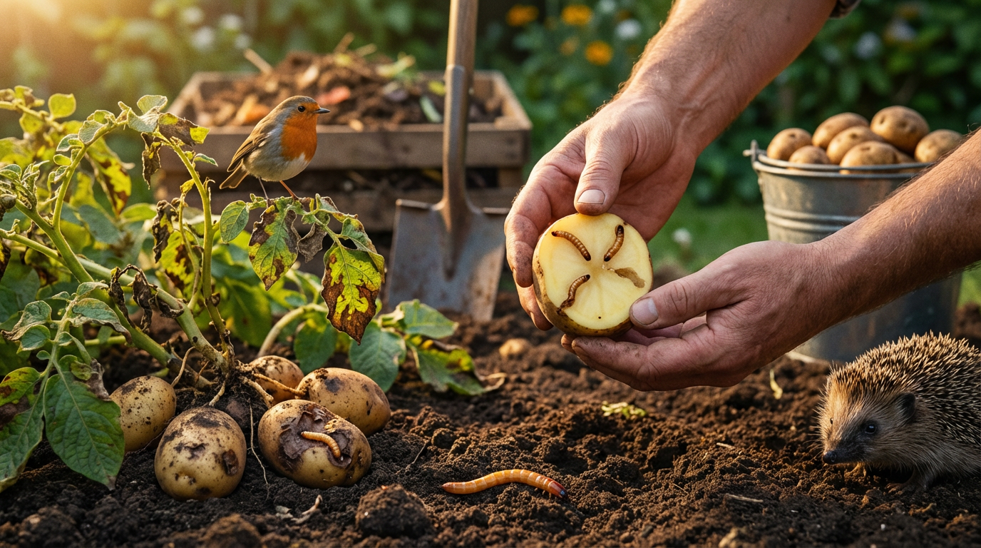 Maladies de la pomme de terre et vers fil-de-fer : types de dégâts, biologie et contrôle