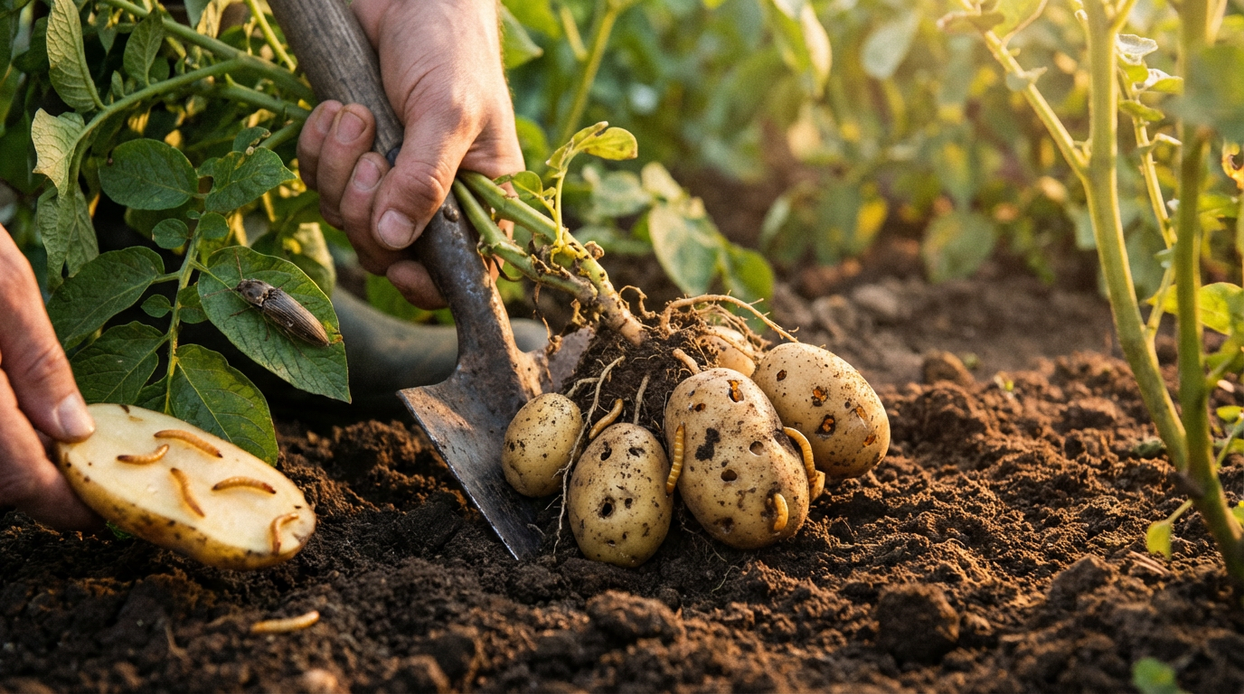 Ravageurs de la pomme de terre Vers fil-de-fer : détection, biologie et contrôle