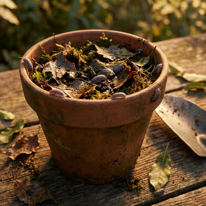 Cloportes dans les pots de fleurs : causes, signification et élimination en douceur