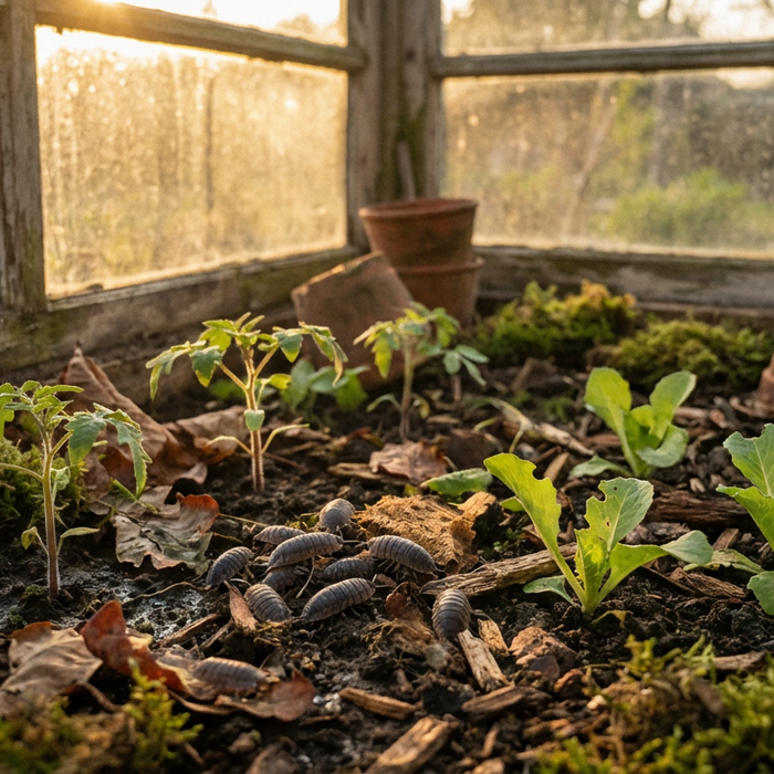 Cloportes dans la serre : aide utile ou danger pour les jeunes plants ?