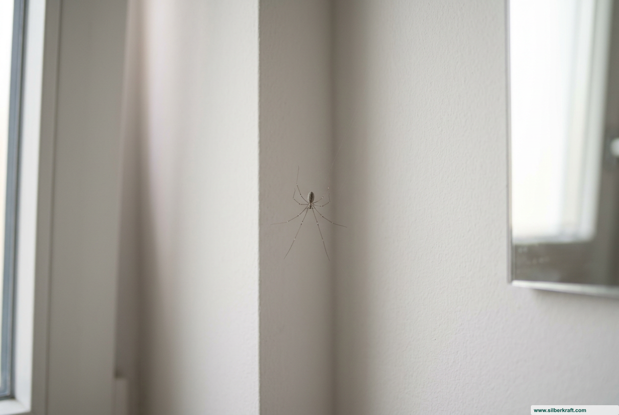 Petite araignée blanche dans la maison : reconnaître les espèces et agir correctement