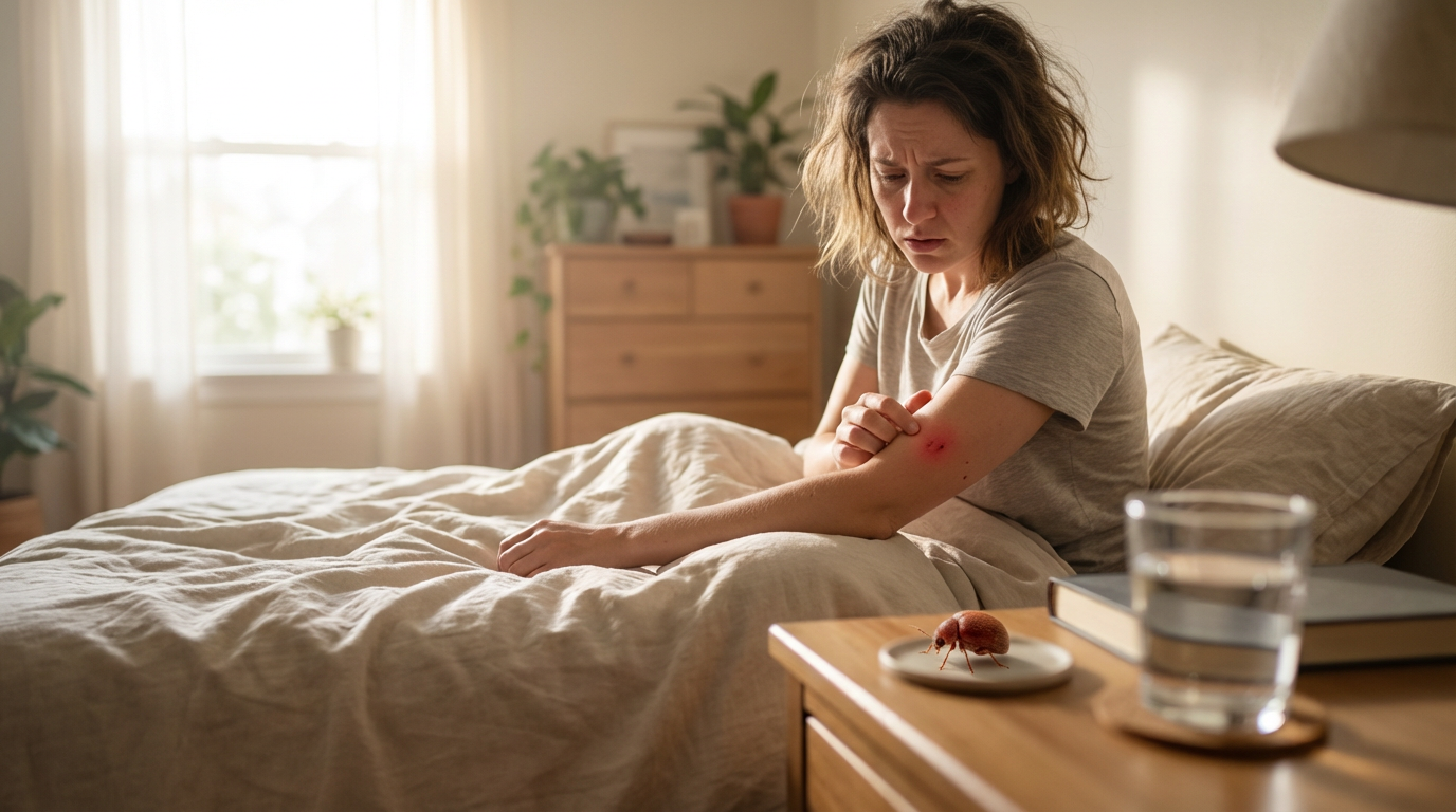 piqûres de coléoptères globuleux