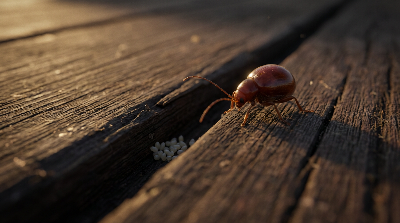 Identification des œufs de dermestes des tapis : conseils importants pour une intervention rapide