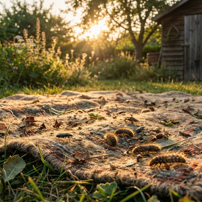 Pirates d'entrepôt contre les anthrènes des tapis : la lutte biologique contre les nuisibles expliquée efficacement