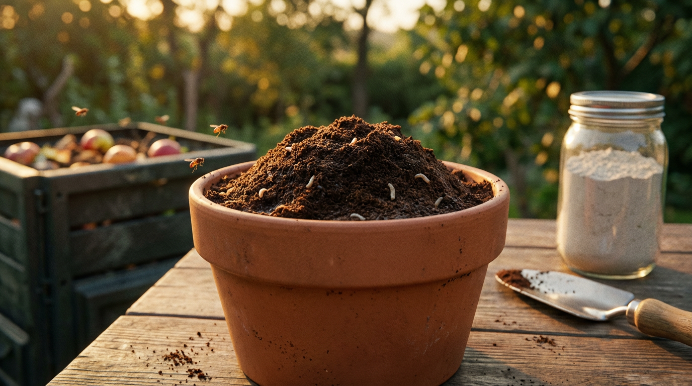 Asticots dans le marc de café : causes, dangers et aide efficace contre la peste