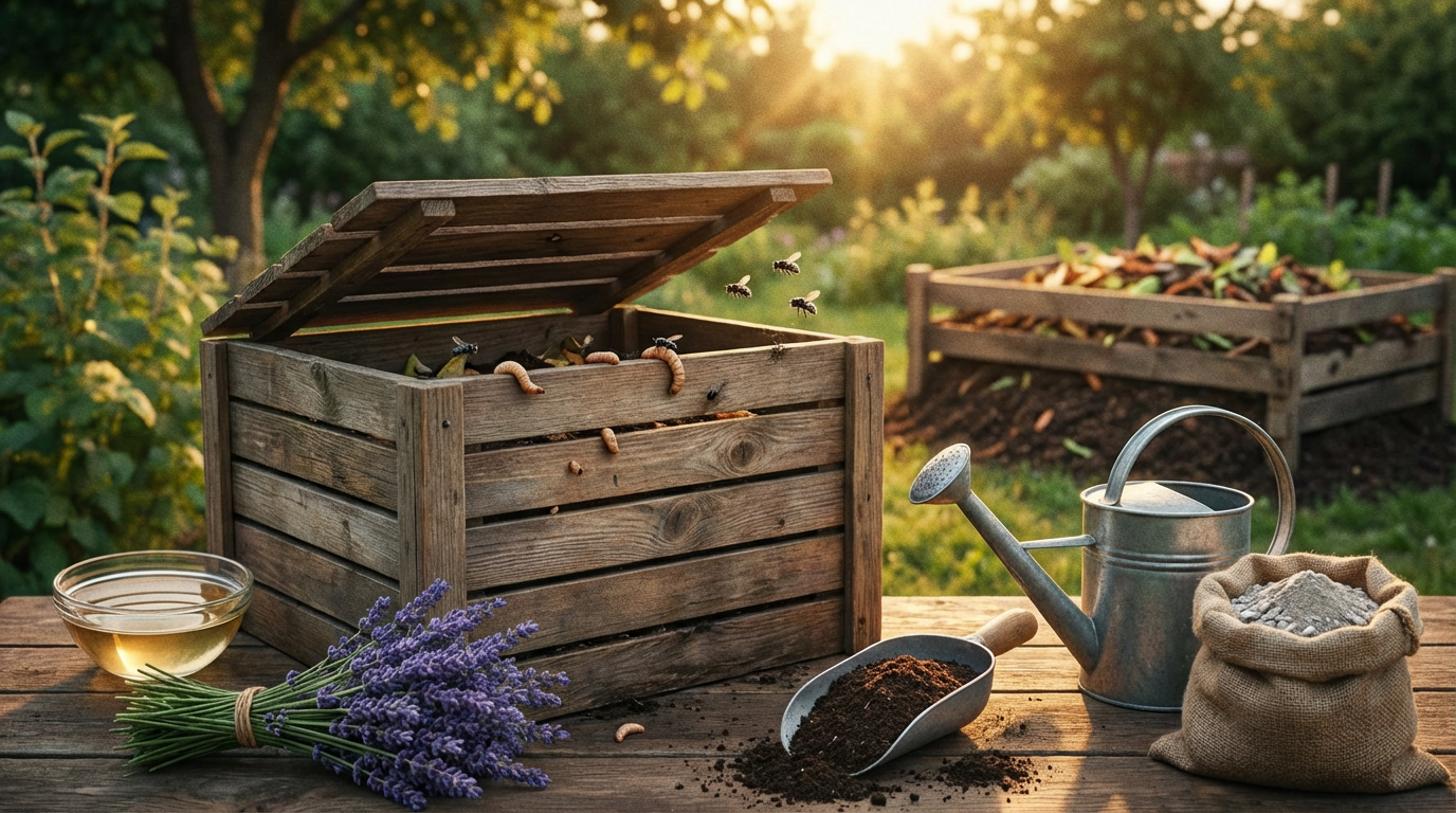 Des asticots dans la poubelle des déchets organiques : remèdes maison efficaces et conseils de prévention
