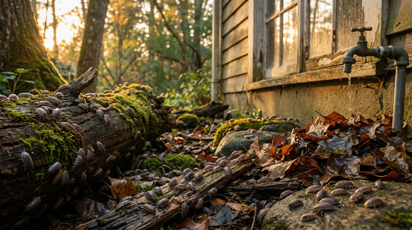 Beaucoup de cloportes dans la maison ? Causes, signification et solutions