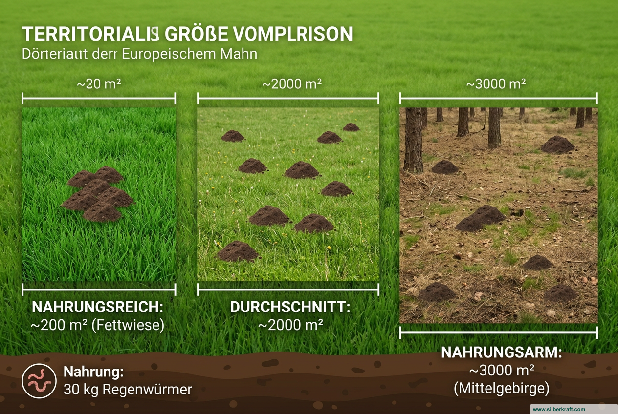 Quelle est la taille du territoire d'une taupe : territoire et faits expliqués simplement