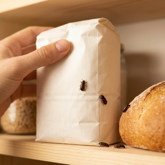 Différence entre le coléoptère de la farine et le coléoptère du pain