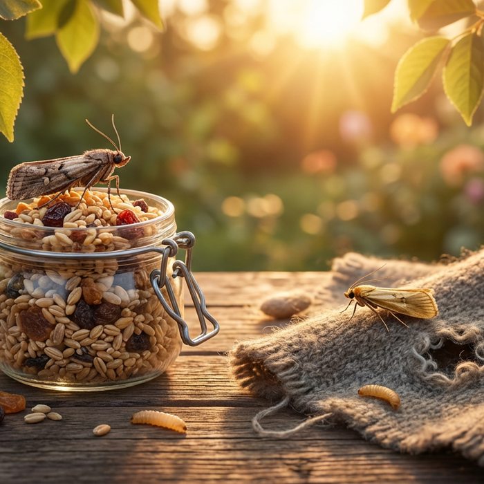 Déterminer les espèces de papillons de nuit : mite alimentaire ou mite des vêtements ?