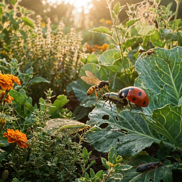 Insectes bénéfiques contre les altises : Cibler les ennemis naturels