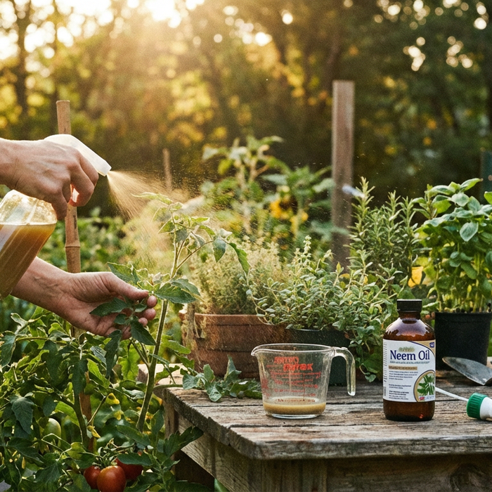 Utilisation de l'huile de Neem sur les plantes : dosage, effet & conseils de pro
