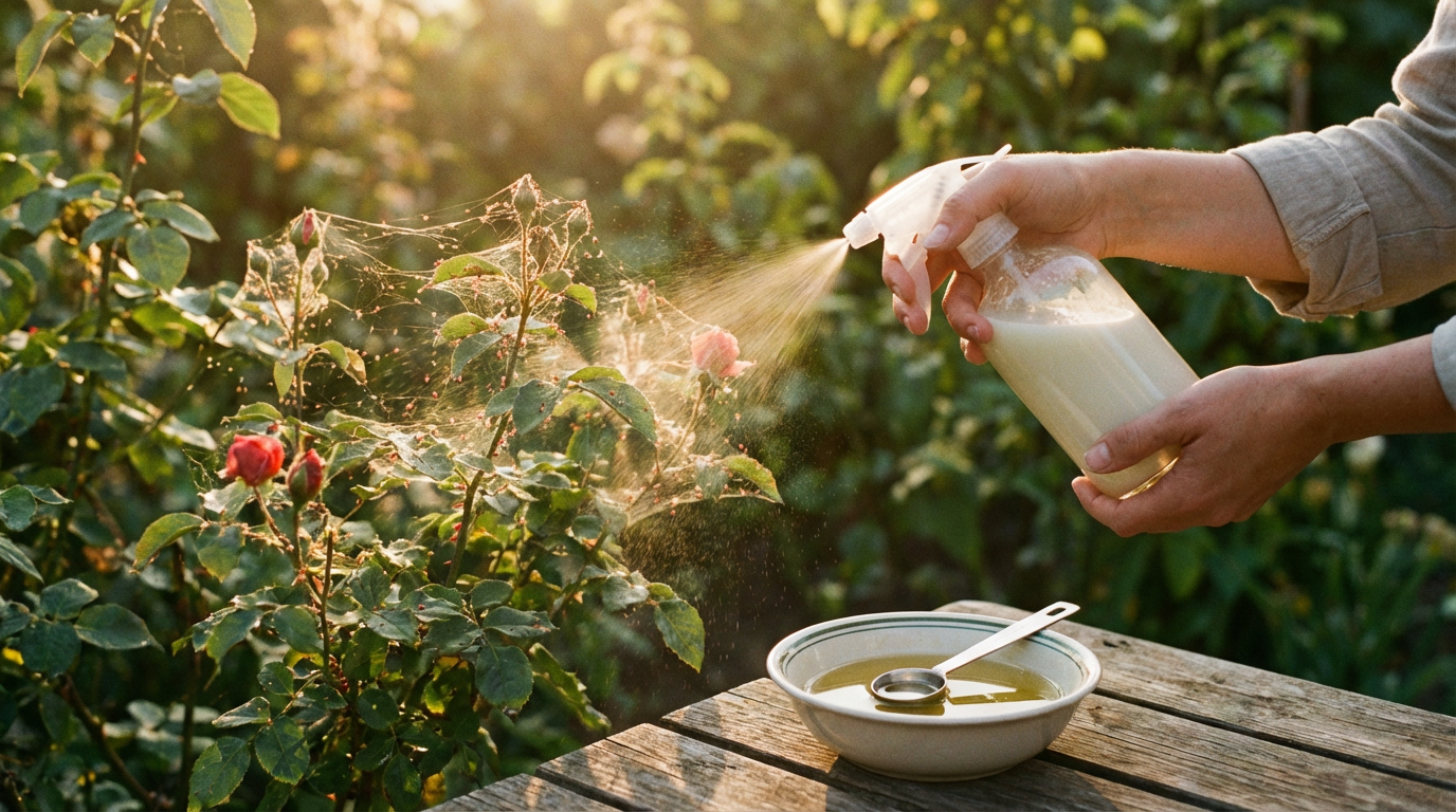Huile de Neem contre les tétranyques : dosage, application & effet