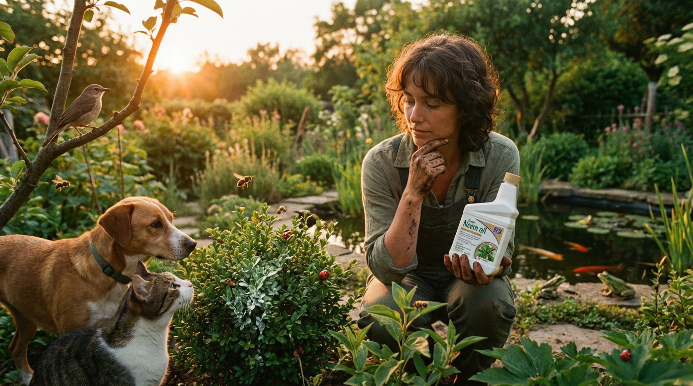 L'huile de neem est-elle toxique ? Dangers pour les personnes, les animaux et l'environnement