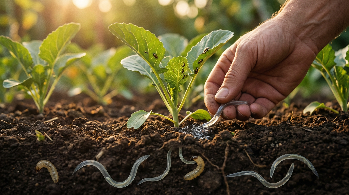 Nématodes contre altises : contrôle biologique des larves