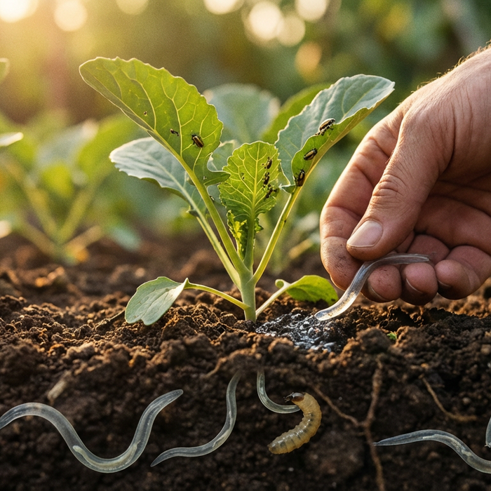Nématodes contre altises : contrôle biologique des larves