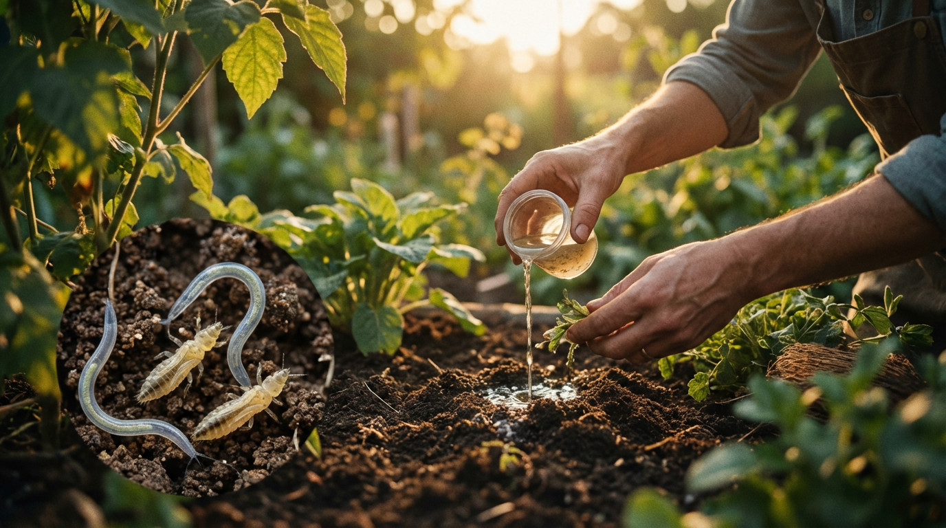 Nématodes contre thrips : La solution biologique pour le sol