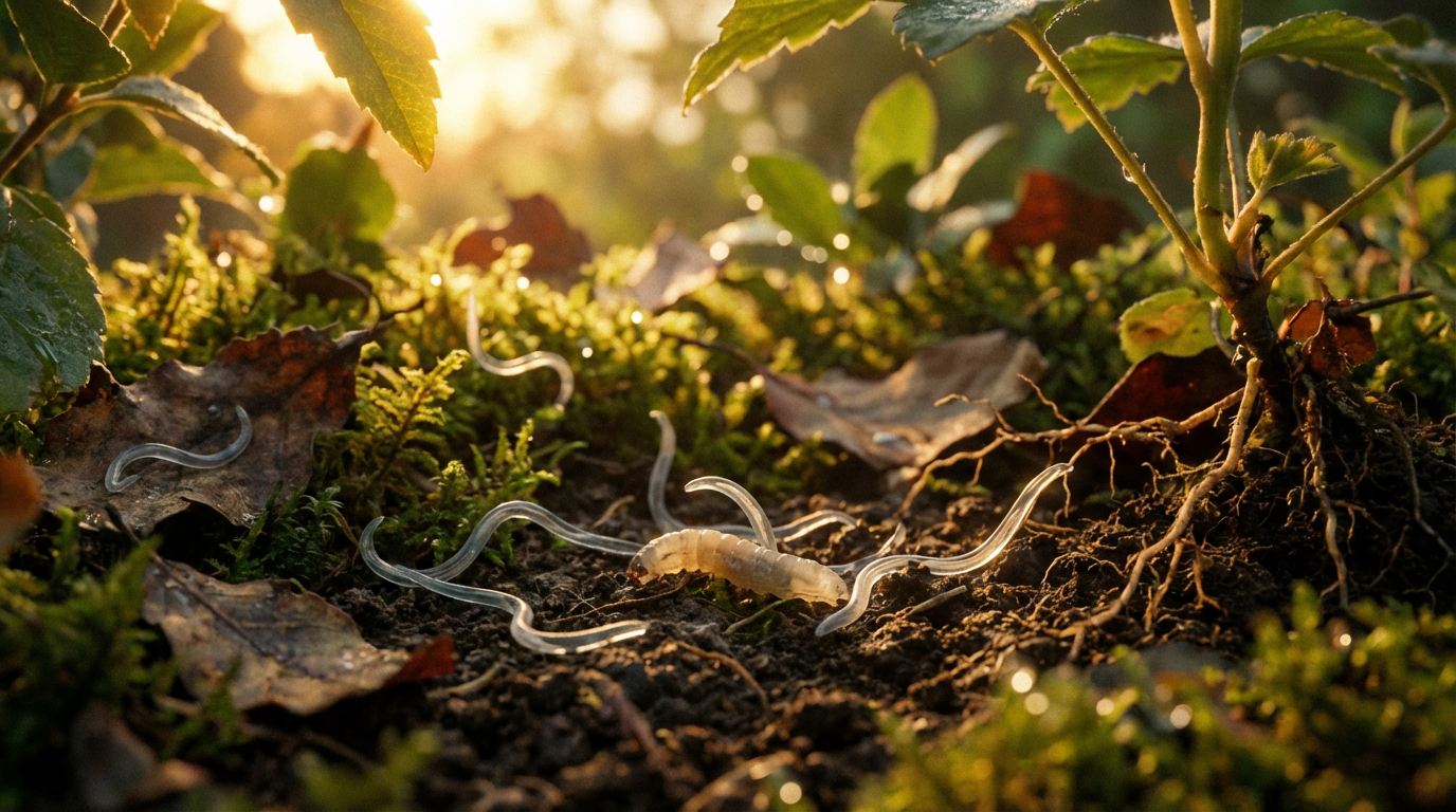 Nématodes contre les moucherons des champignons : l'arme secrète biologique