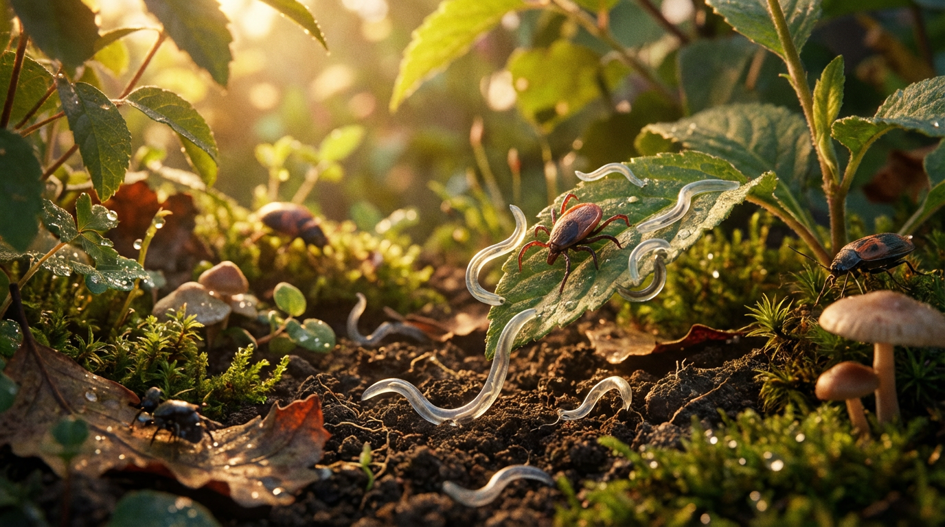 Nématodes contre tiques : lutte biologique au jardin